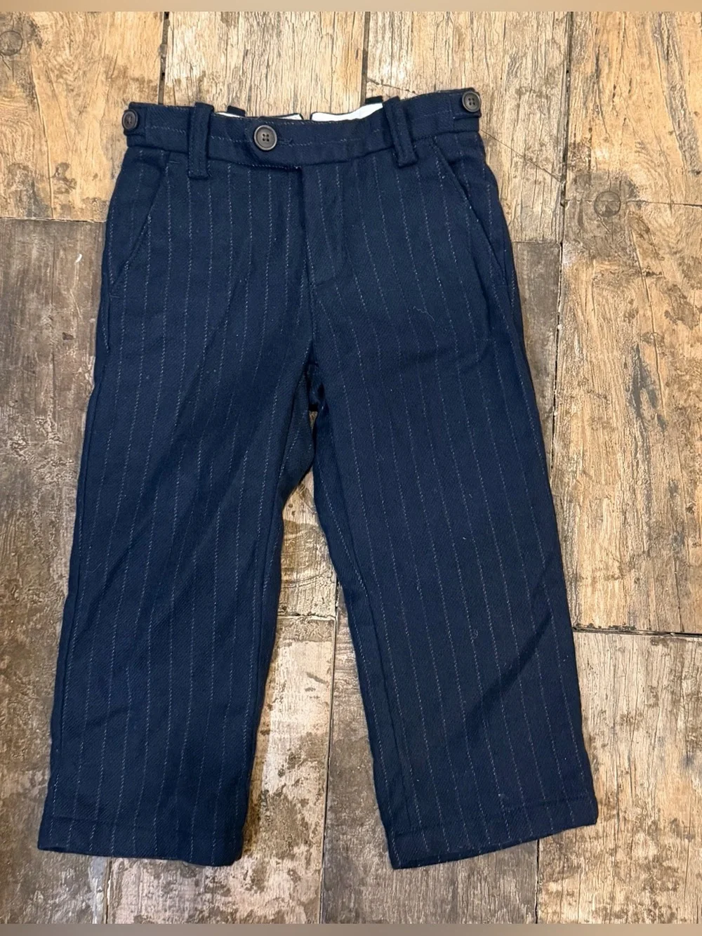 Baby Gap size 3 (toddler) pin stripe wool nylon polyester blend pants